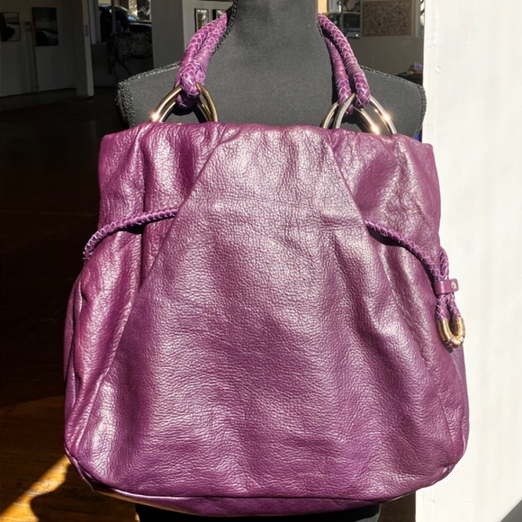 Elliot Lucca purple leather bag - Picture 2 of 7